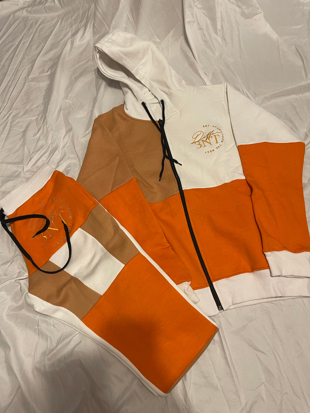 Orange/Brown Jogging Suit